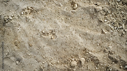 Sand texture background, granular and gritty surface.