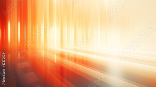 A blurry background of orange and yellow light streaks