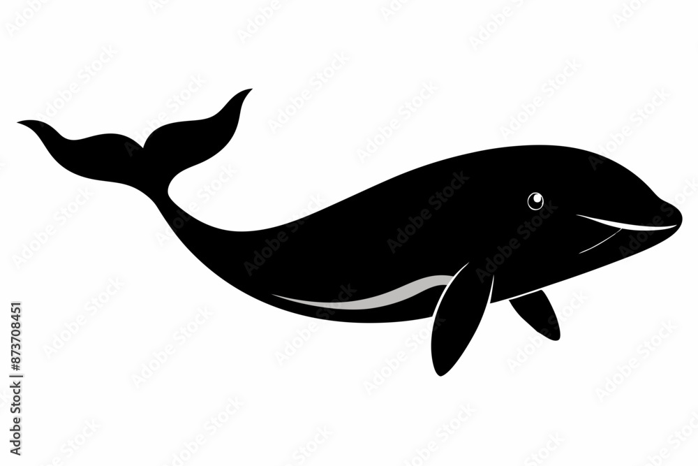 Whale vector illustration, whale jumping isolated on white, whale silhouette, whale vector art Whale vector illustration, whale jumping isolated on white, whale silhouette, whale vector art