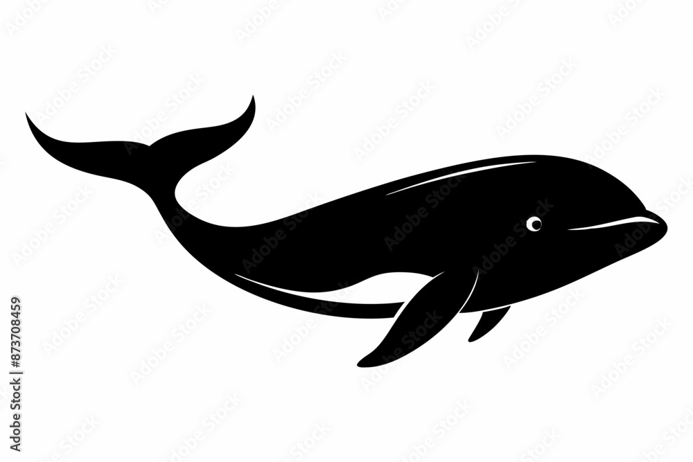 Whale vector illustration, whale jumping isolated on white, whale silhouette, whale vector art Whale vector illustration, whale jumping isolated on white, whale silhouette, whale vector art