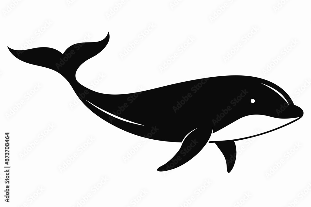 Whale vector illustration, whale jumping isolated on white, whale silhouette, whale vector art Whale vector illustration, whale jumping isolated on white, whale silhouette, whale vector art