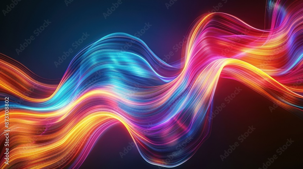 Abstract Neon Wave Abstract Neon Wave