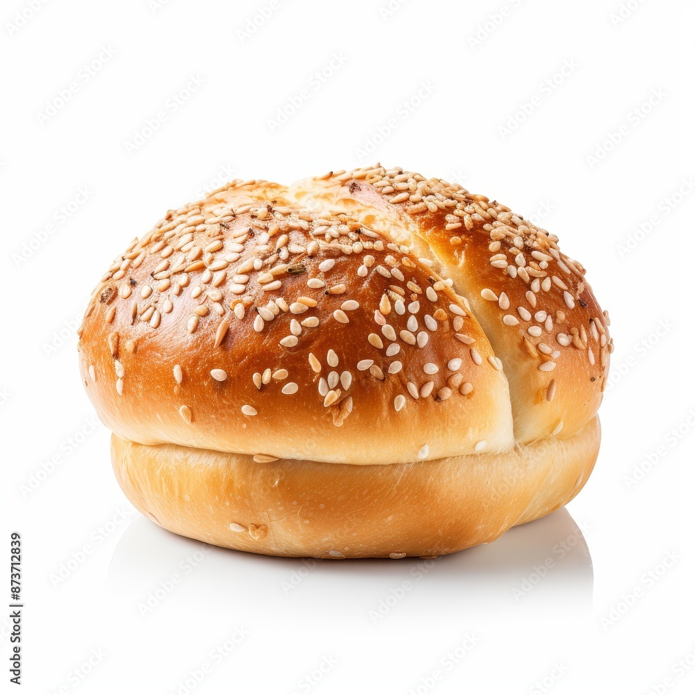 Freshly baked sesame seed bread. Freshly baked sesame seed bread.