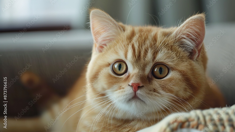 A stunning British Shorthair cat with a Golden Chinchilla NY25 coat A stunning British Shorthair cat with a Golden Chinchilla NY25 coat
