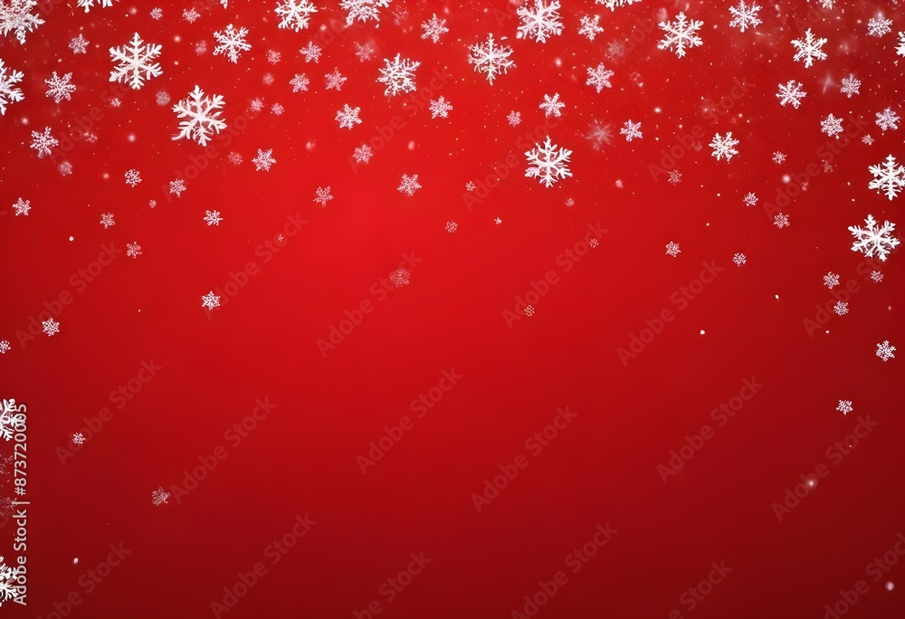 Creative Christmas frames on a red background. Xmas and New Year holiday, banner, postcard, invitation, celebration. Flat lay. Generative AI Creative Christmas frames on a red background. Xmas and New Year holiday, banner, postcard, invitation, celebration. Flat lay. Generative AI