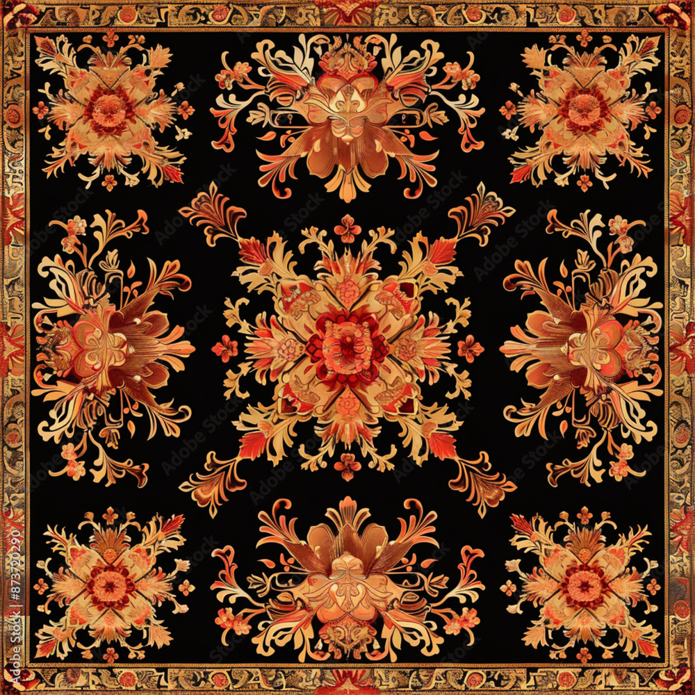 Asian pattern rug Asian pattern rug