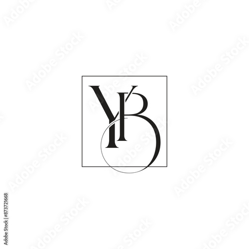 YB Boutique Clothing logo design