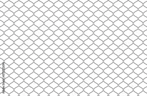 Mesh pattern on a white background For use with gates or fences.