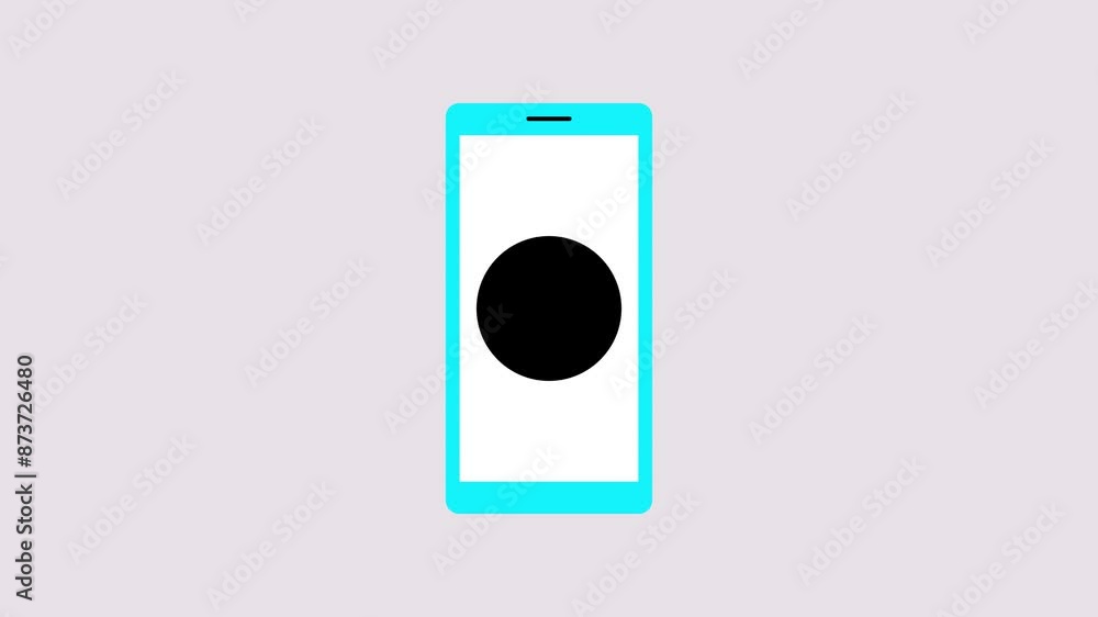 Smart phone with lock icon animated on a yellow background. 4K stock video Smart phone with lock icon animated on a yellow background. 4K stock video