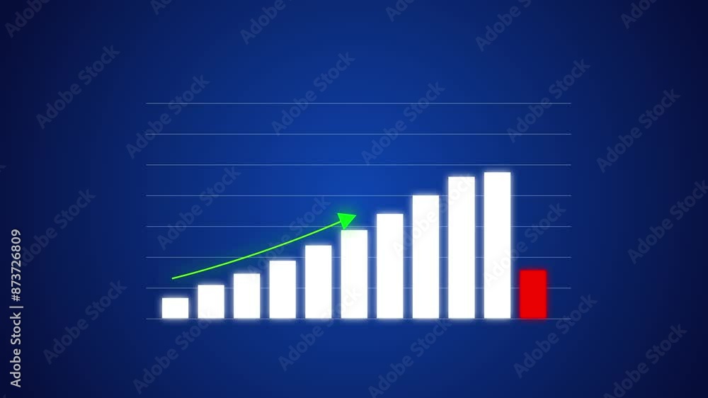 4k, Graph Growth Chart Infographics Profit Up. Business growth and success 4K stock video 4k, Graph Growth Chart Infographics Profit Up. Business growth and success 4K stock video