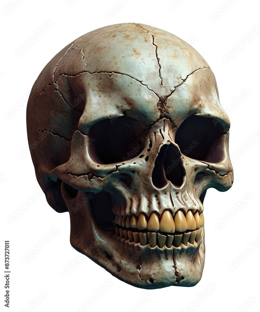 Obraz premium 3d illustration of skull for celebrate halloween 