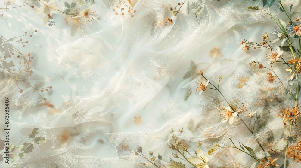 Ethereal and Delicate Botanical in Soft Organic Textures and Muted Natural Tones Ethereal and Delicate Botanical in Soft Organic Textures and Muted Natural Tones