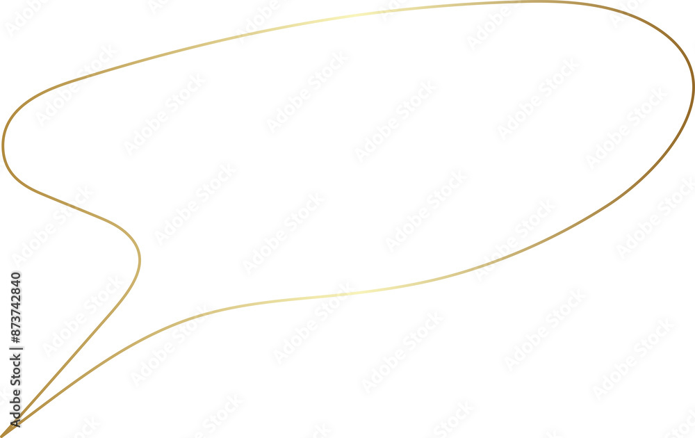 Golden speech bubble luxury icon, dialogue, text, chat Golden speech bubble luxury icon, dialogue, text, chat