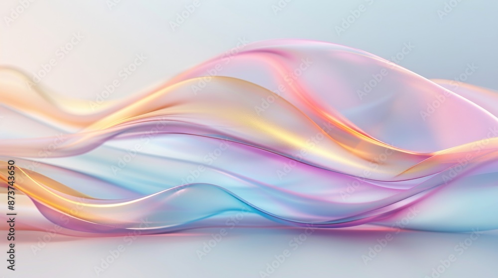 Vibrant abstract waves in pastel colors, representing fluidity and motion, perfect for artistic backgrounds and creative design projects. Vibrant abstract waves in pastel colors, representing fluidity and motion, perfect for artistic backgrounds and creative design projects.