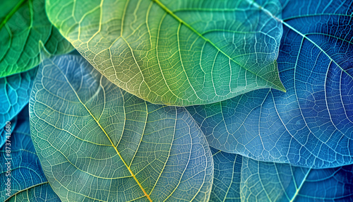 Colorful Leaf Texture
