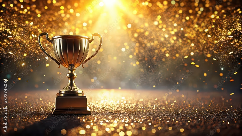 Glittering prize on background, award, shiny, glitter,prize, trophy, victory, success, competition, glamour Glittering prize on background, award, shiny, glitter,prize, trophy, victory, success, competition, glamour