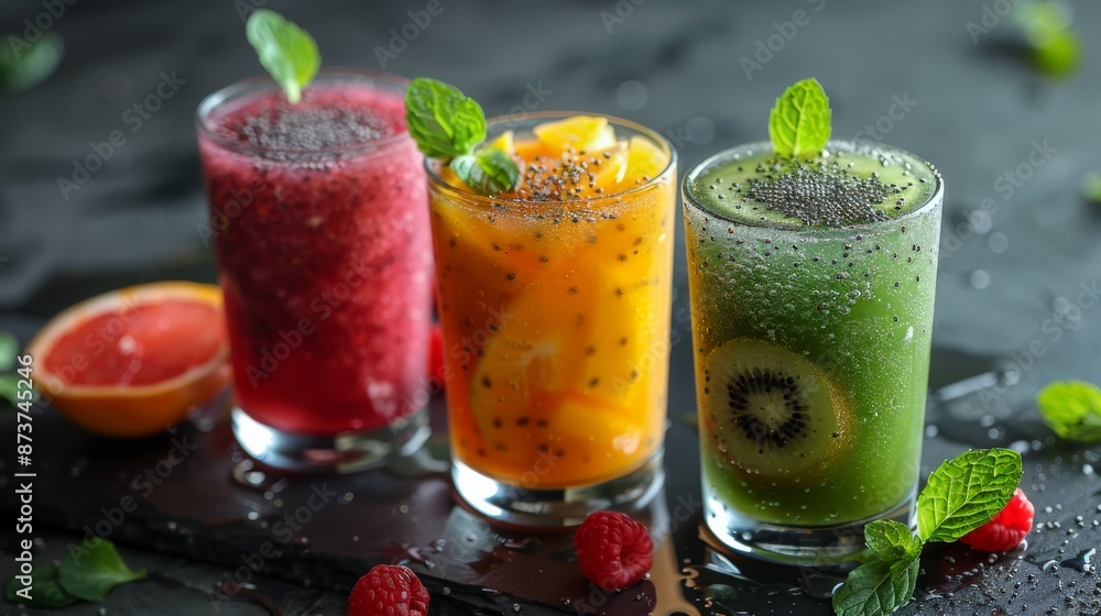 Fresh healthy fruit juice, drink. Vitamins, fitness drink, health food. Fresh healthy fruit juice, drink. Vitamins, fitness drink, health food.