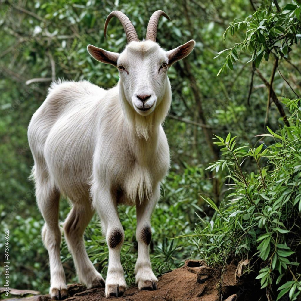 goat on the meadow goat on the meadow