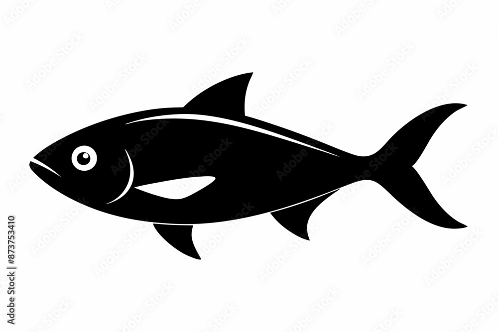 Fish vector illustration, hilsa isolated on white, hilsa silhouette, hilsa vector art Fish vector illustration, hilsa isolated on white, hilsa silhouette, hilsa vector art