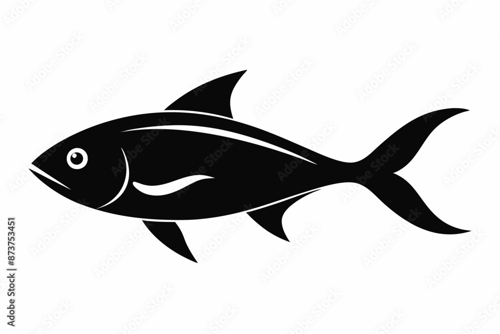 Fish vector illustration, hilsa isolated on white, hilsa silhouette, hilsa vector art Fish vector illustration, hilsa isolated on white, hilsa silhouette, hilsa vector art