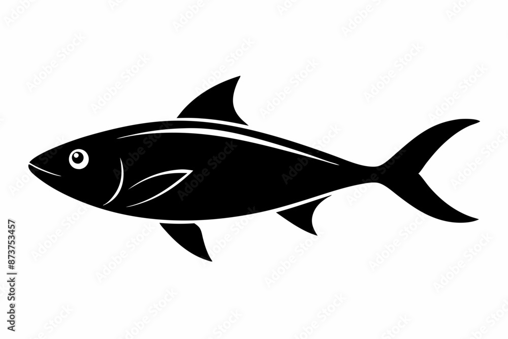 Fish vector illustration, hilsa isolated on white, hilsa silhouette, hilsa vector art Fish vector illustration, hilsa isolated on white, hilsa silhouette, hilsa vector art