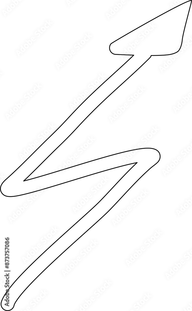 Set of arrow, hand drawn icons Set of arrow, hand drawn icons