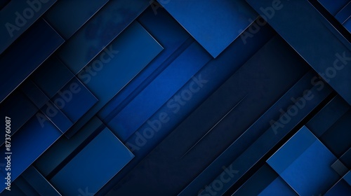 A blue background with squares of different sizes. The squares are all blue and are arranged in a way that creates a sense of depth and movement. The image has a modern and minimalist feel to it.