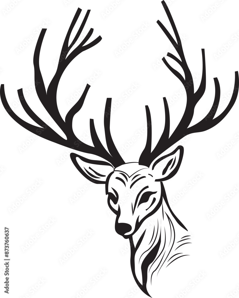 Graceful Equine Elegance Exploring deer Vectors Graceful Equine Elegance Exploring deer Vectors