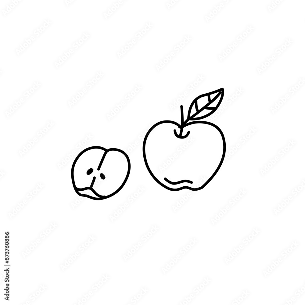 Apple outline Apple outline