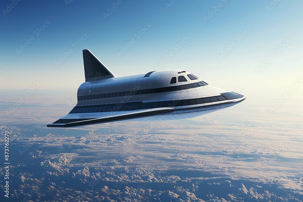 Fototapeta premium Strategic foresight, forward momentum, innovative development, futuristic vision, field of dept deep odject, all cover focus text, for spacecopy