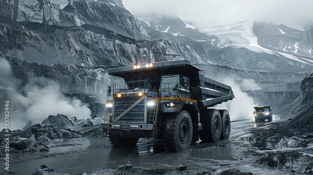 Massive Liebherr Trucks Operating in Coal Mines Massive Liebherr Trucks Operating in Coal Mines