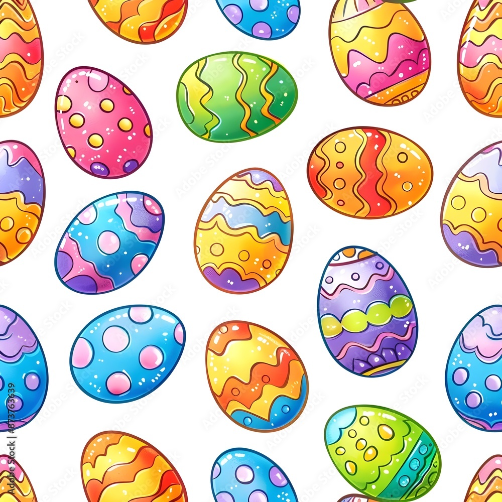 easter eggs pattern,Set of Easter eggs.Painted eggs ornament, easter eggs pattern,Set of Easter eggs.Painted eggs ornament,