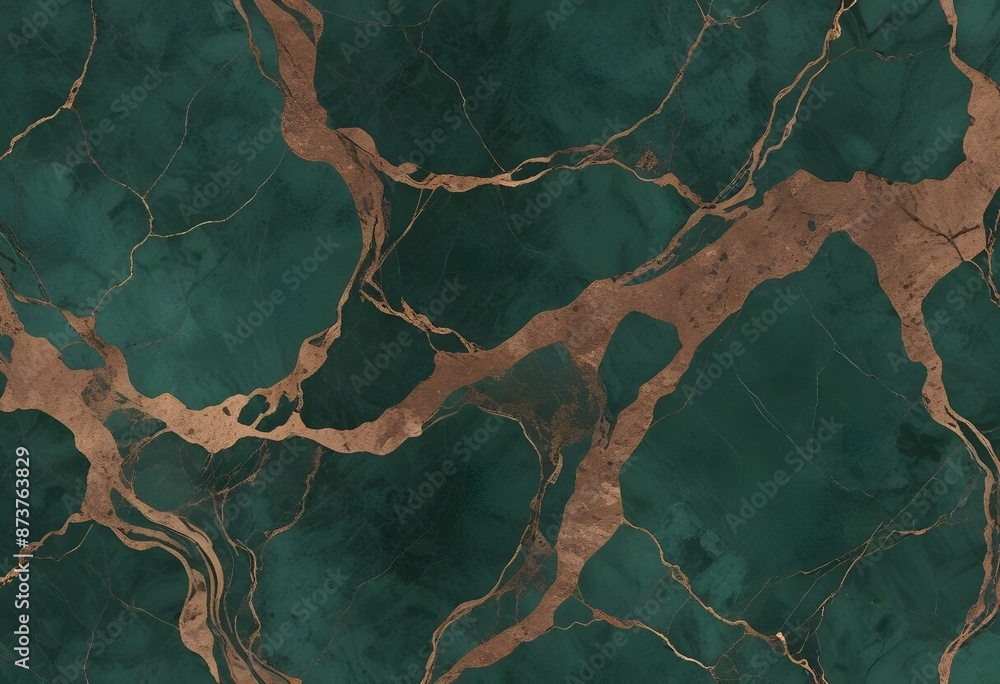 Green luxury marble texture, copper veins pattern
Green luxury marble texture, copper veins pattern