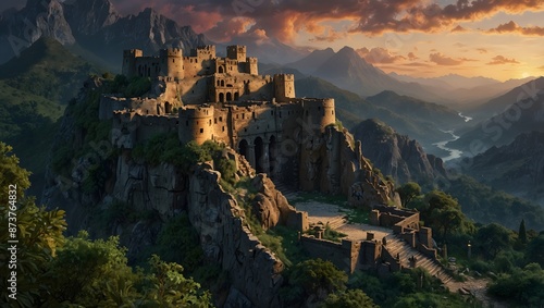 A poem inspired by the lost city of Xanadu, hidden in the mountains ai_generated