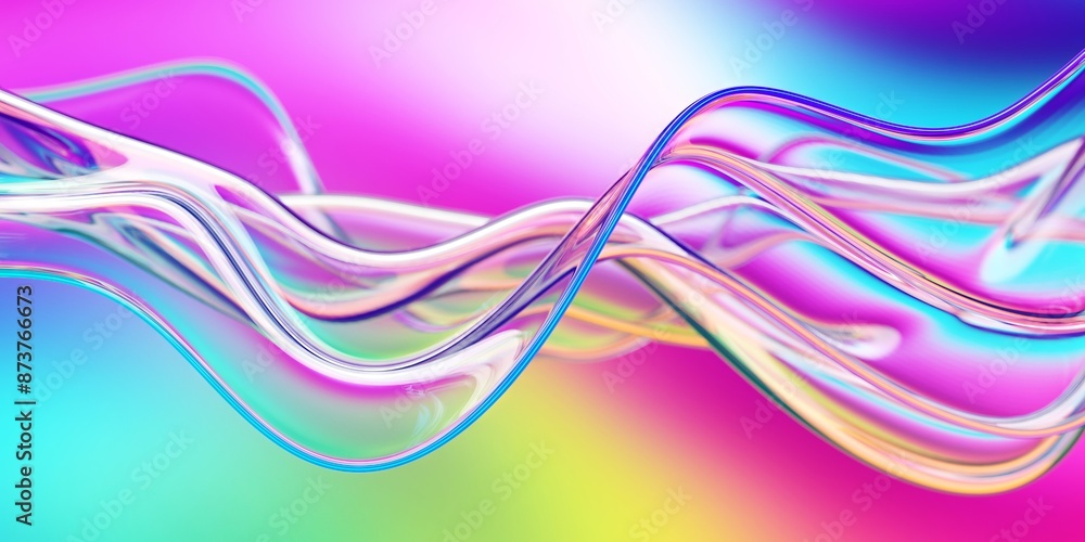 Colorful Abstract Wavy Liquid. Shiny wavy texture Colorful Abstract Wavy Liquid. Shiny wavy texture