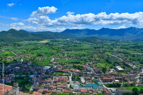 The italian village of Pietravairano in Campania.