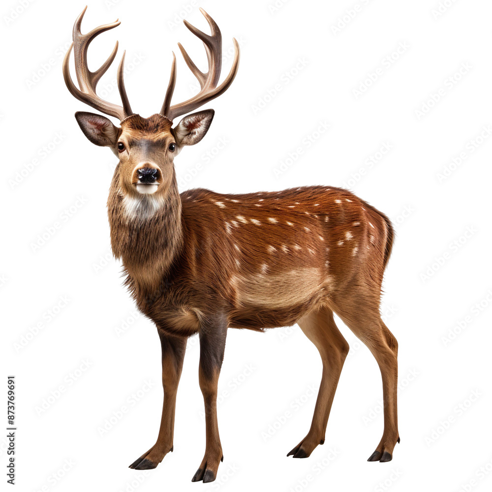 Deer isolated on transparent background Deer isolated on transparent background