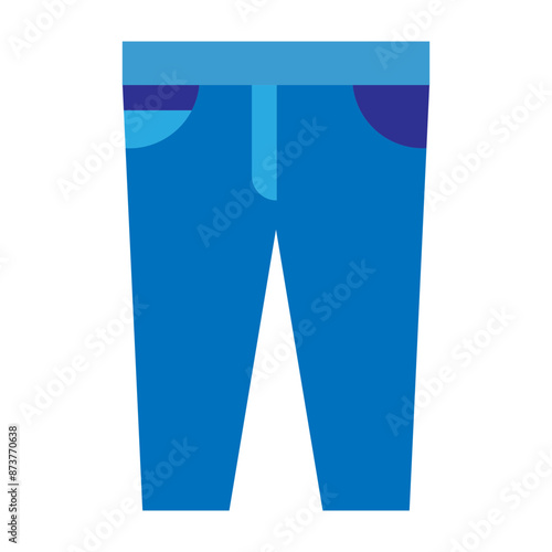 Pant Design Vector Flat Icon Design