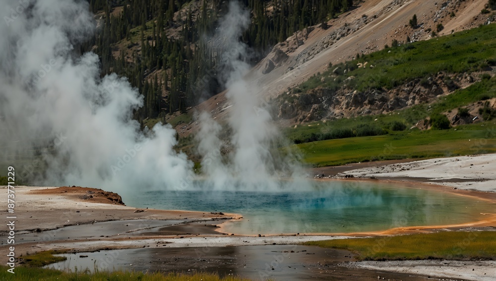 A travelogue detailing a summer spent exploring Yellowstone's geysers and wildlife ai_generated A travelogue detailing a summer spent exploring Yellowstone's geysers and wildlife ai_generated