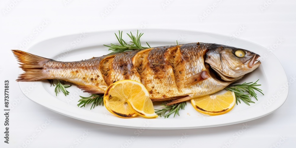 Grilled Fish with Lemon and Rosemary