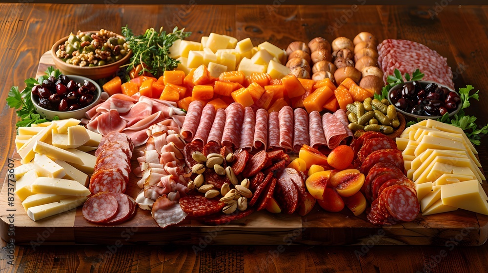 A Delicious and Varied Charcuterie Board A Delicious and Varied Charcuterie Board