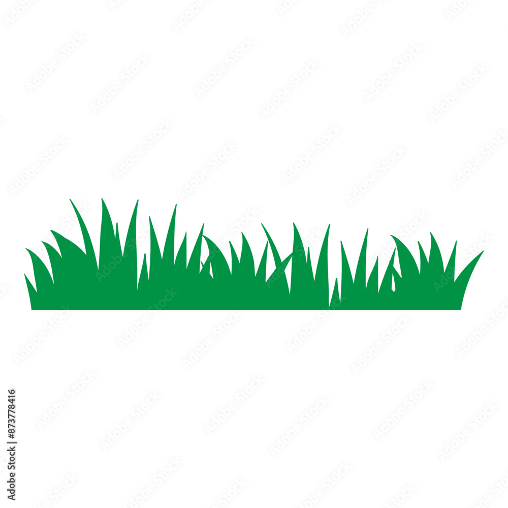 Fototapeta premium Grass icon vector. lawn illustration sign. Garden symbol or logo.