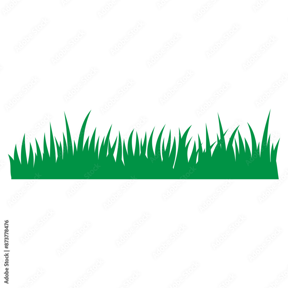 Obraz premium Grass icon vector. lawn illustration sign. Garden symbol or logo.