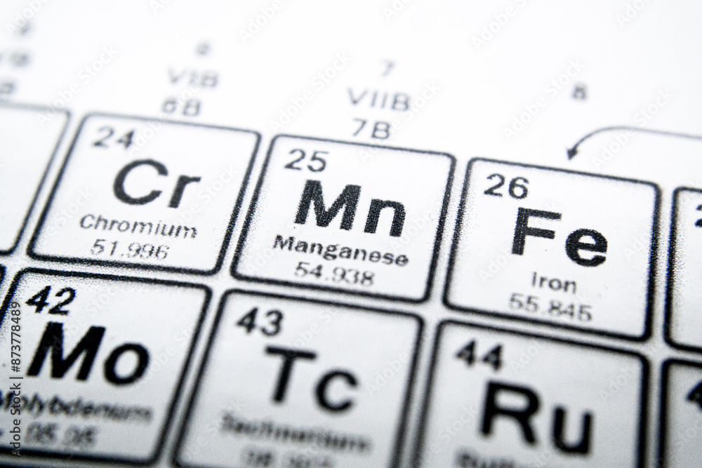 periodic table of element manganese periodic table of element manganese