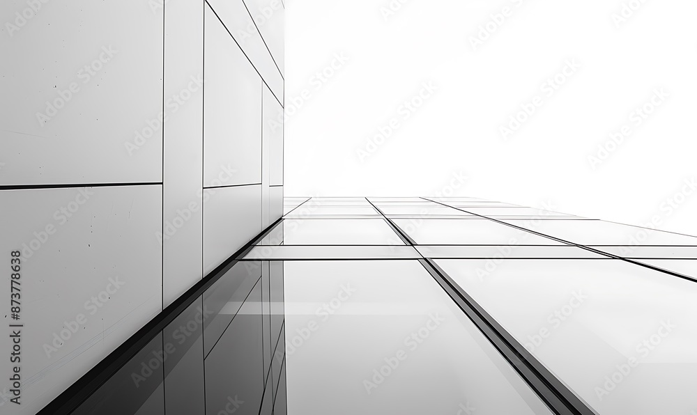 Obraz premium Modern Architecture: A Minimalist Perspective