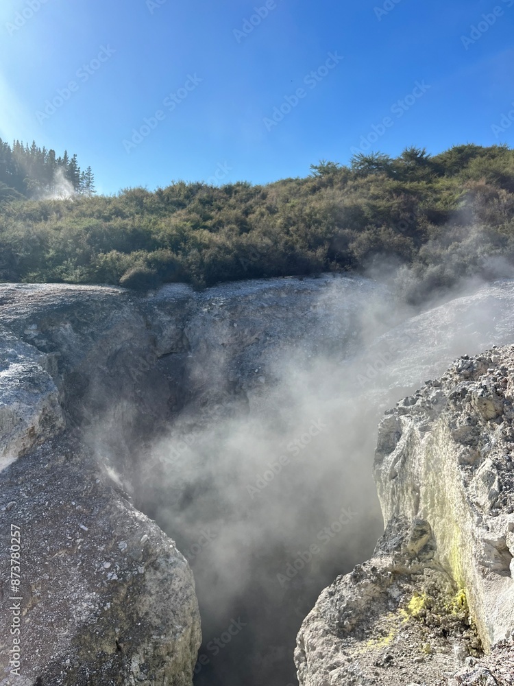Wai-O-Tapu Thermal Wonderland, Rotorua, North Island of New Zealand Wai-O-Tapu Thermal Wonderland, Rotorua, North Island of New Zealand