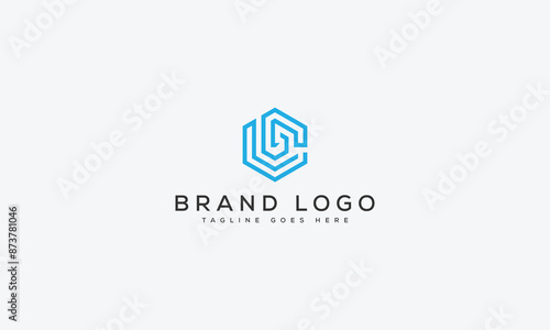 letter LC logo design vector template design for brand.