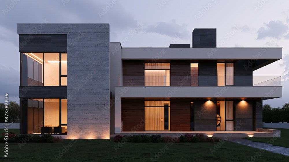 Modern house with layers of different substances, showcasing innovative coatings and materials, detailed textures and finishes, architectural marvel Modern house with layers of different substances, showcasing innovative coatings and materials, detailed textures and finishes, architectural marvel