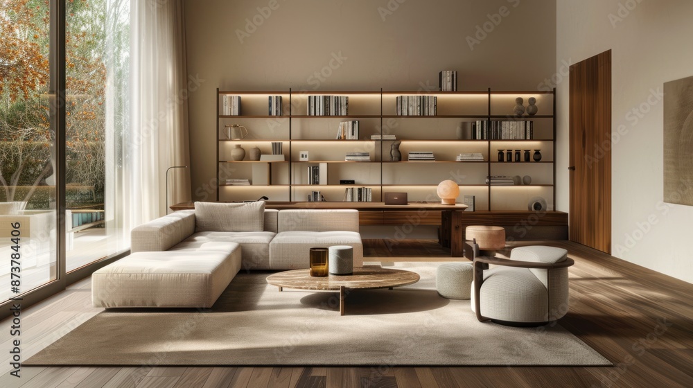 Fototapeta premium Modern Living Room Interior Design