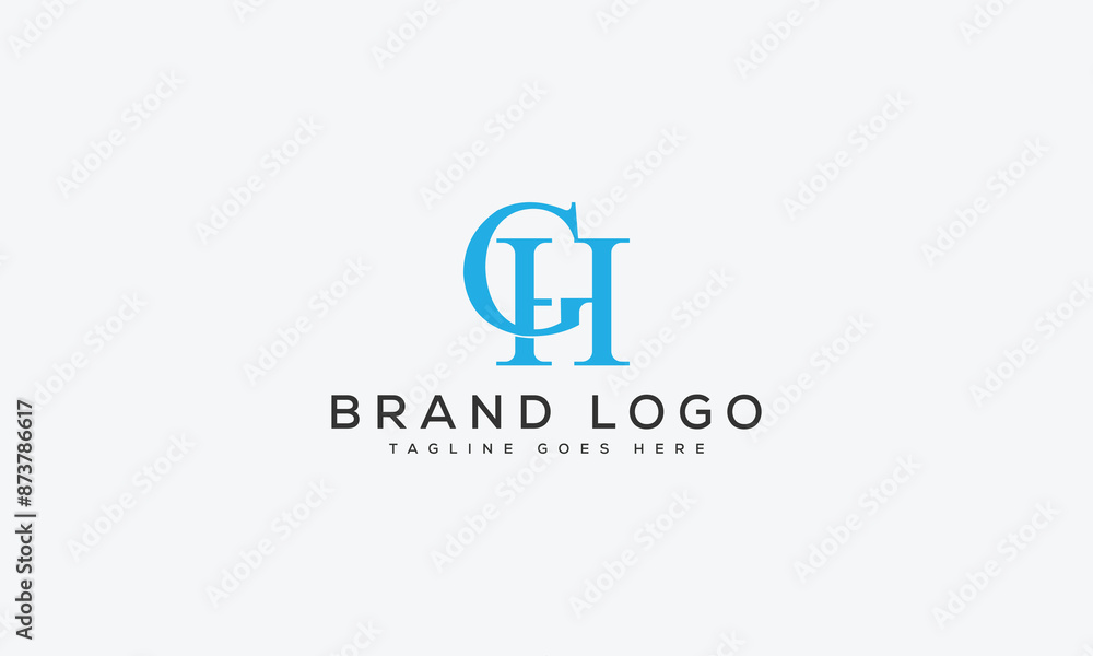 letter GH logo design vector template design for brand. letter GH logo design vector template design for brand.